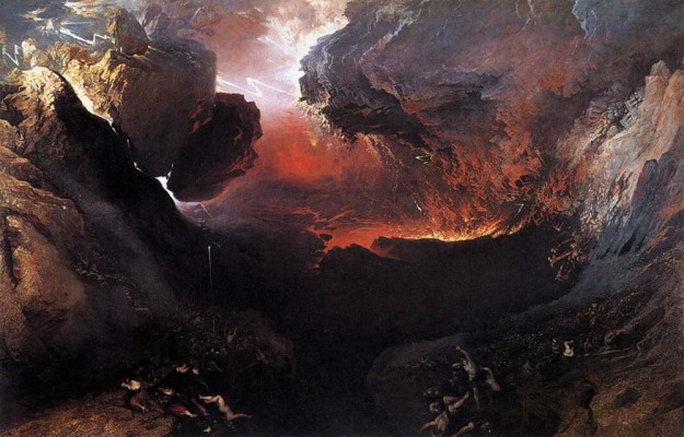 The destruction of Vulcan? No, The Great Day of his Wrath, by John Martin, c. 1853The destruction of Vulcan? No, The Great Day of his Wrath, by John Martin, c. 1853